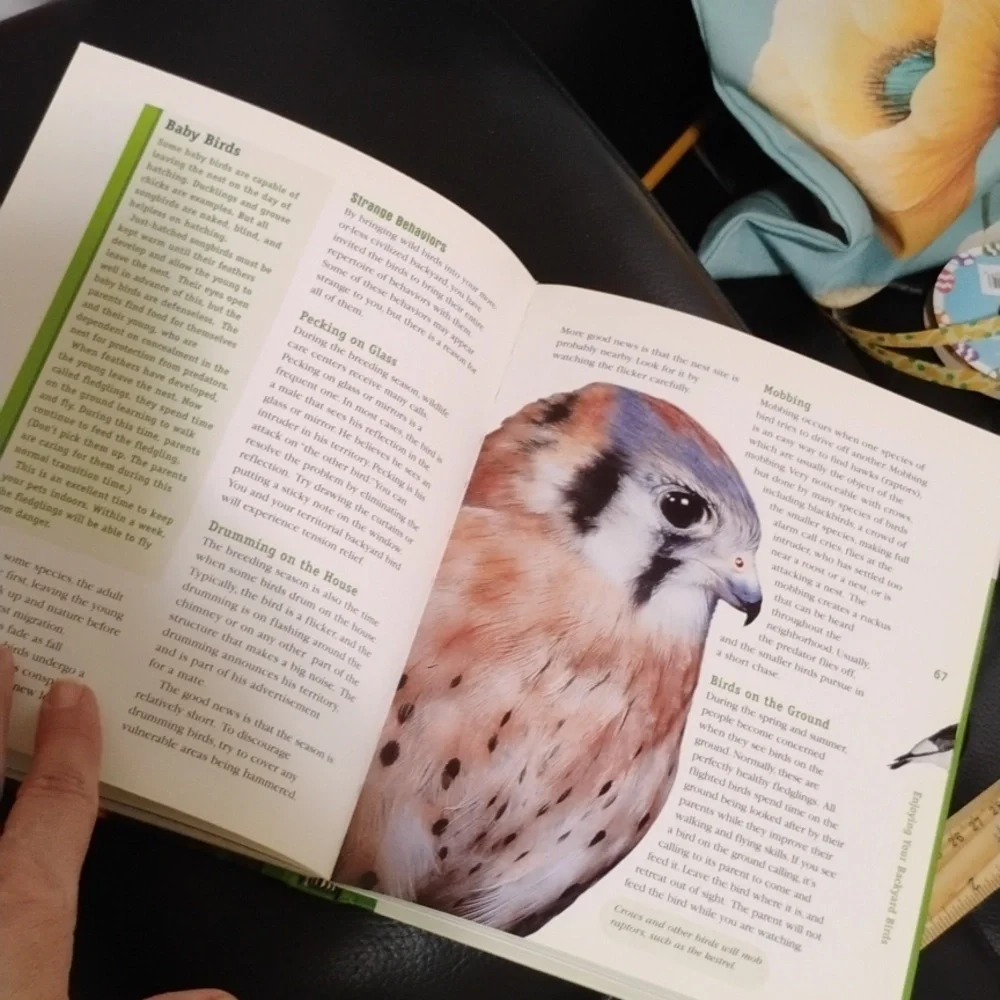 Attracting and Feeding Backyard Birds Hard Cover Book